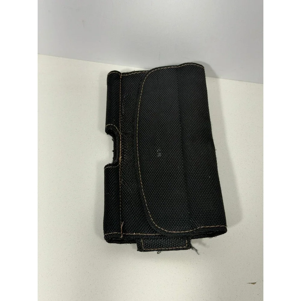 Perilogics Black Nylon Horizontal Universal Phone Holster Belt Clip Pouch Rugged